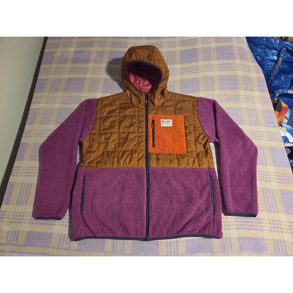 Cotopaxi Womens Fleece Trico Hybrid Hooded Jacket Mezcal Foxglove Size XL Bright - Picture 1 of 9